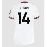 West Ham United Mohammed Kudus #14 Vonkajší futbalový dres 2023-24 Krátky Rukáv